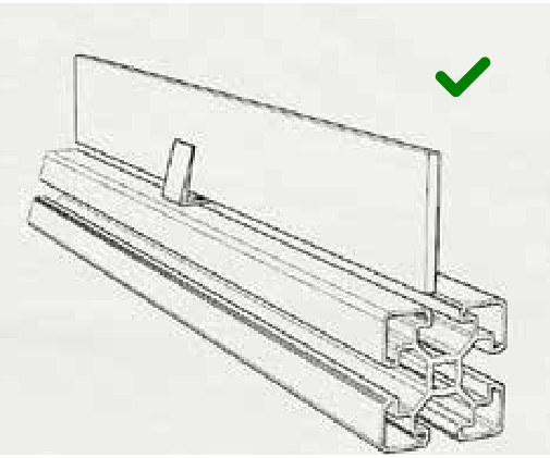 Tırnaklı Panel Tutucu ürün görünümü