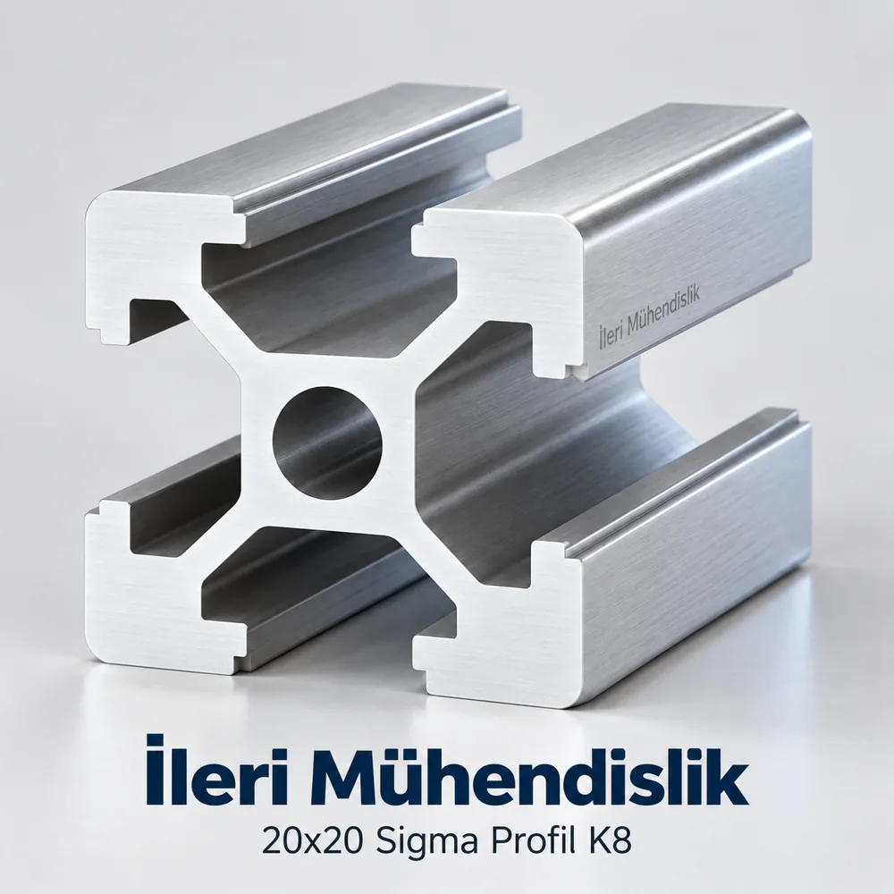 20x20 Sigma Profil K8 · İleri Mühendislik