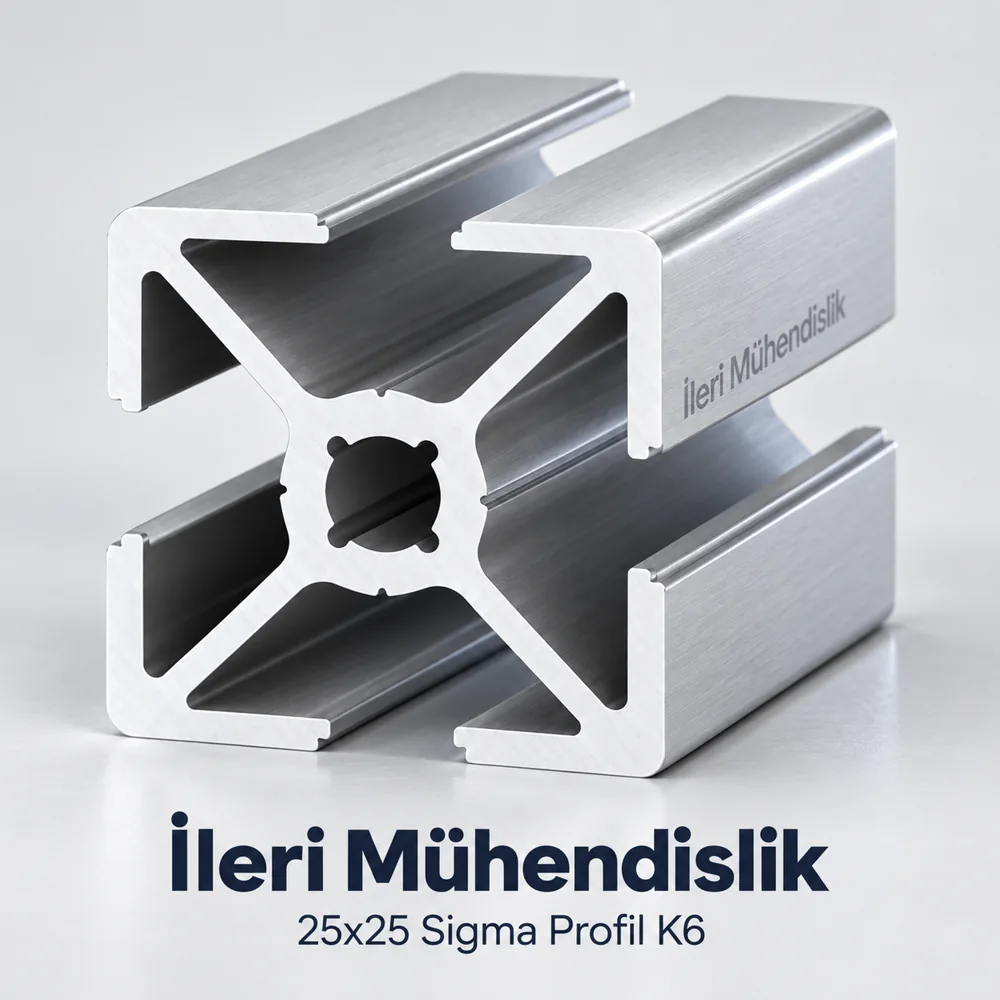 25x25 Sigma Profil K6 · İleri Mühendislik