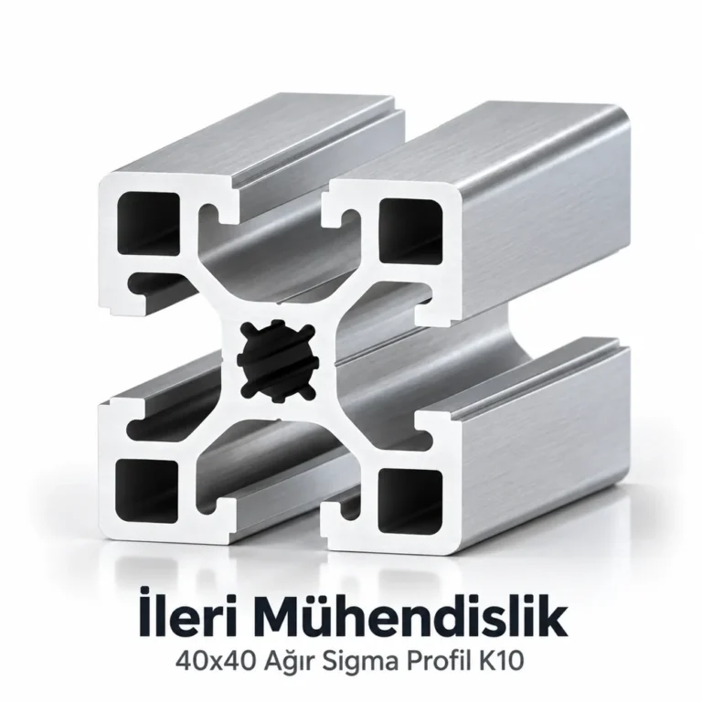 40x40 Ağır Sigma Profil K10 · İleri Mühendislik