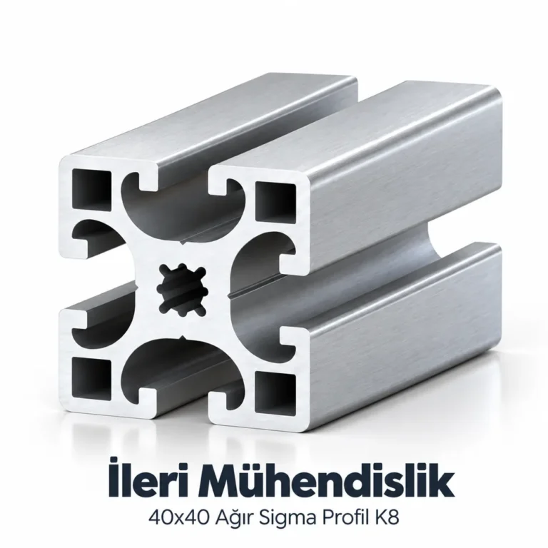 40x40 Ağır Sigma Profil K8 · İleri Mühendislik