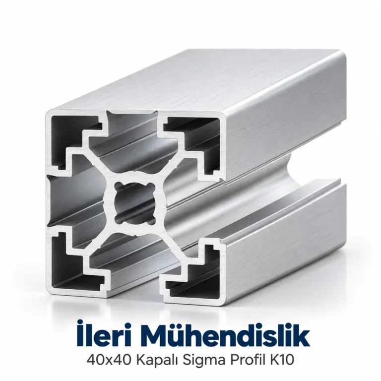 40x40 Kapalı Sigma Profil K10 · İleri Mühendislik