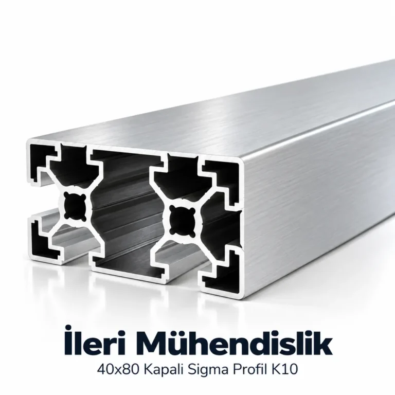 40x80 Kapalı Sigma Profil K10 · İleri Mühendislik