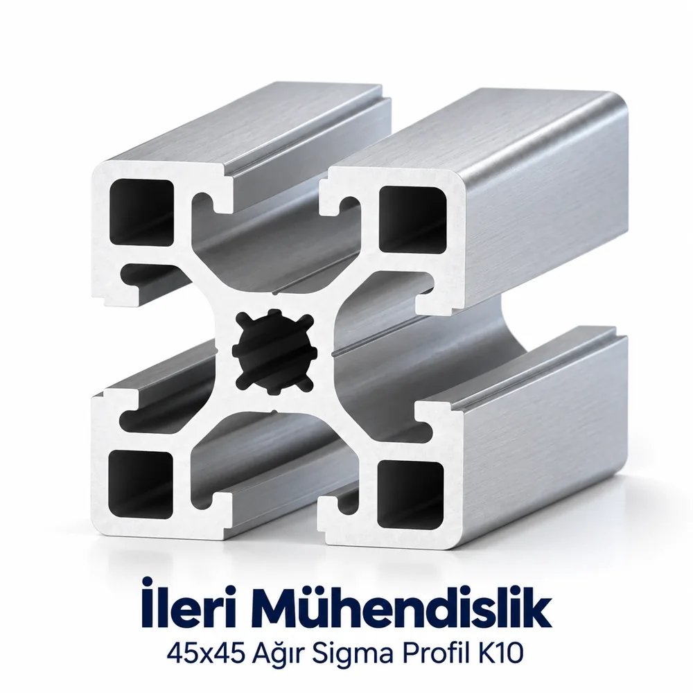 45x45 Ağır Sigma Profil K10 · İleri Mühendislik