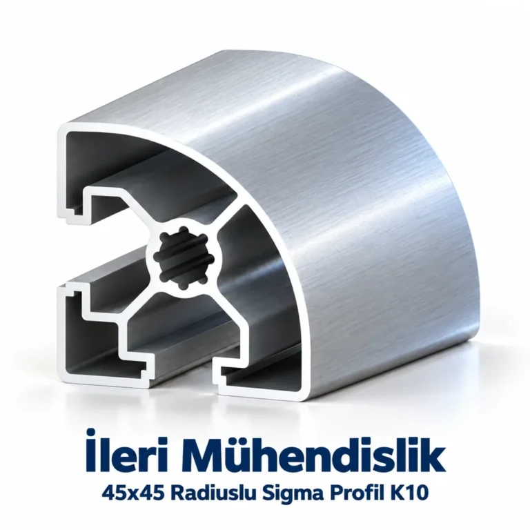 45x45 Radyuslu Sigma Profil K10 · İleri Mühendislik