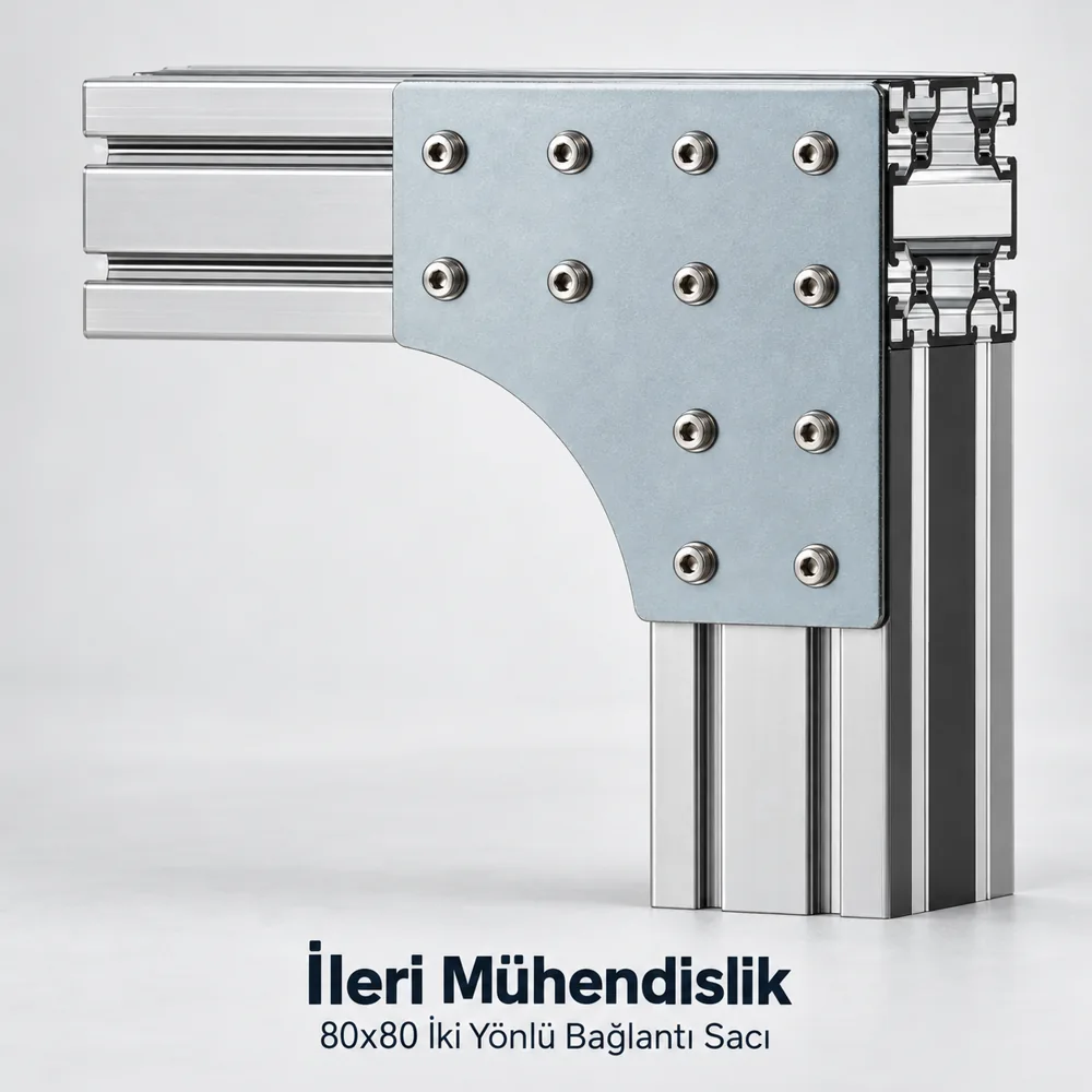 80x80 İki Yönlü Bağlantı Sacı · İleri Mühendislik