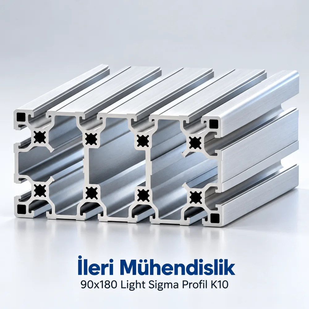 90x180 Light Sigma Profil K10 · İleri Mühendislik
