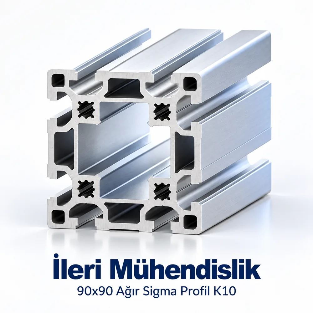 90x90 Ağır Sigma Profil K10 · İleri Mühendislik