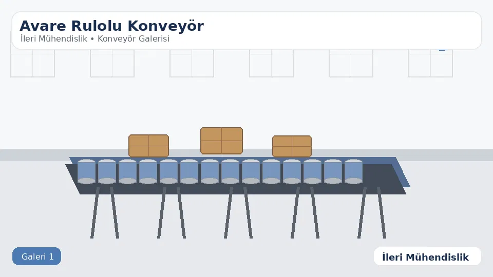 avare rulolu konveyör - İleri Mühendislik - 1