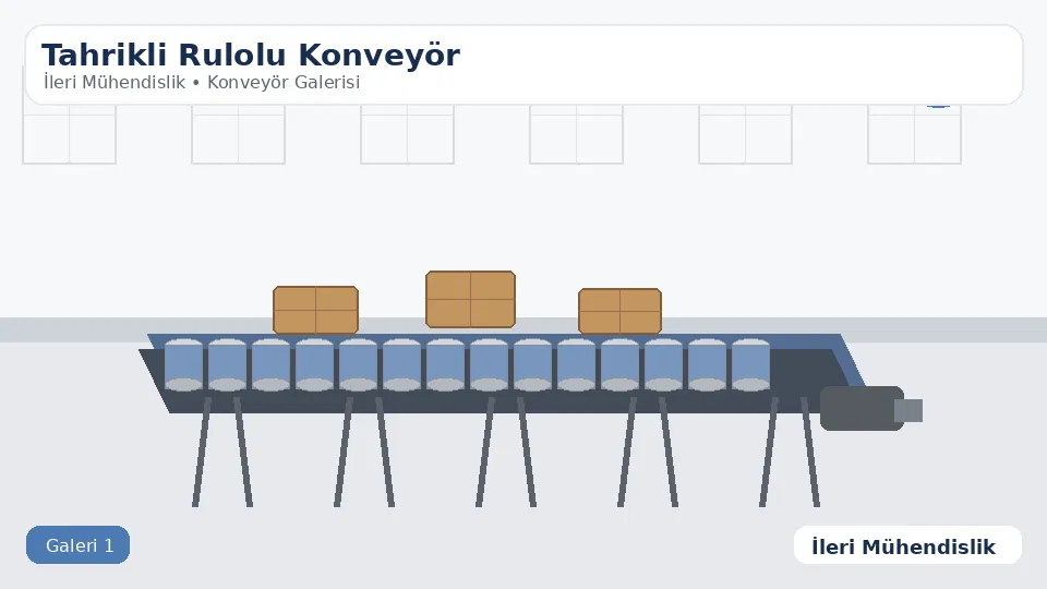 tahrikli rulolu konveyör - İleri Mühendislik - 1