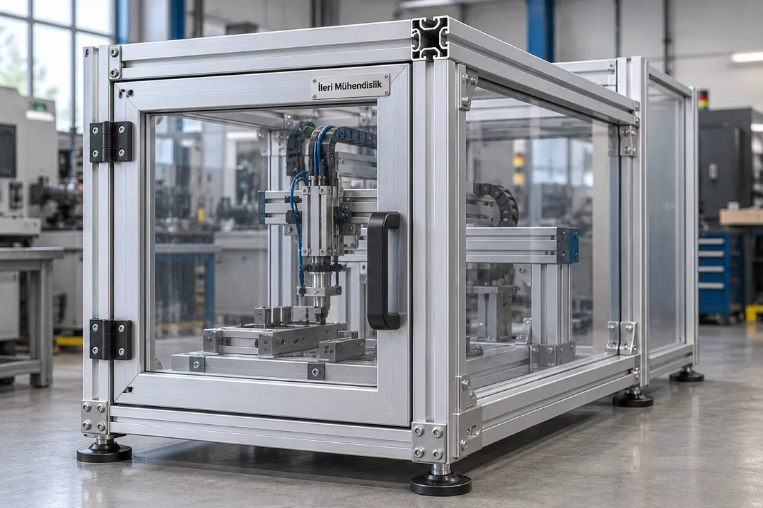 80x80 Ağır Sigma Profil K8 — Operatör kabini · İleri Mühendislik
